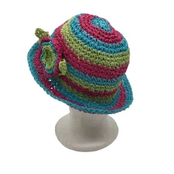 Tyttöjen kesähattu, koko 46 - 48 cm
